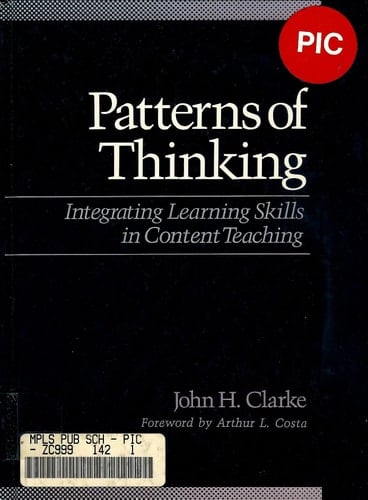 Patterns of Thinking: Integrating Learning Skills in Content Teaching