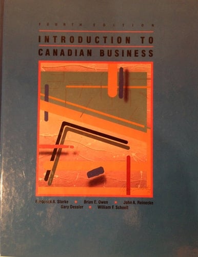 Introduction to Canadian business