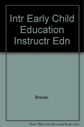 Intr Early Child Education Instructr Edn