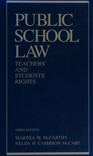 Public School Law: Teachers' and Students' Rights