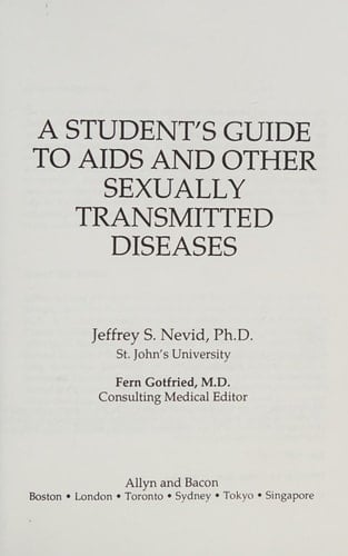 Students Guide to AIDS And Other Sexually Transmitted Diseases