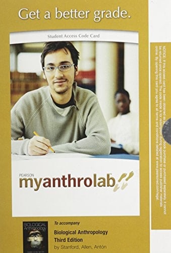 Biological Anthropology myanthrolab Passcode