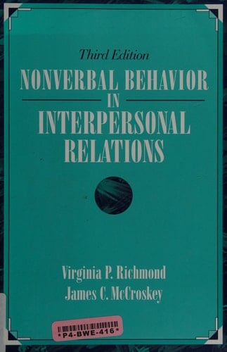 Nonverbal Behavior in Interpersonal Relations