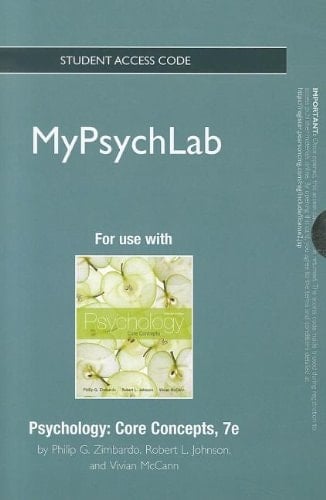 MyPsychLab without Pearson eText Standalone Access Card for Psychology: Core Concepts