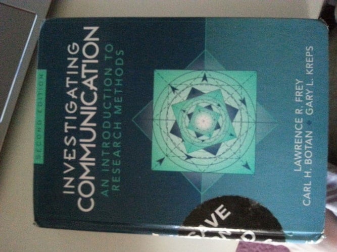 Investigating Communication: An Introduction to Research Methods (2nd Edition)