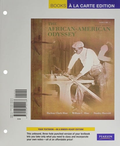 African-American Odyssey, The, Volume 1, Books a la Carte Plus NEW MyHistoryLab -- Access Card Package (5th Edition)