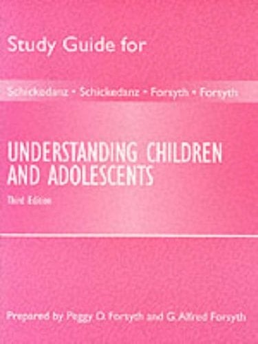 Study Guide for Understanding Children and Adolescents