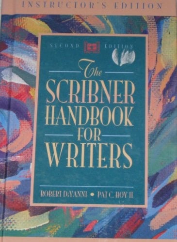 The Scribner Handbook for Writers