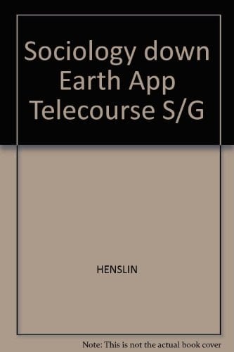 Sociology Down Earth App Telecourse S/G