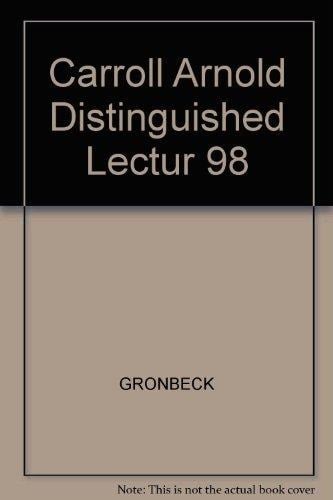 Paradigms of speech communication studies: Looking back toward the future (The Carroll C. Arnold distinguished lecture)