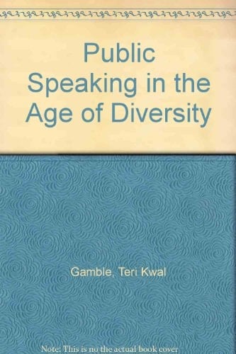 Public Speaking in the Age of Diversity
