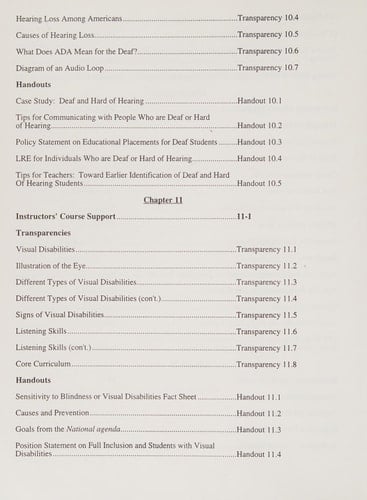 Instructor's resource manual with test bank and masters for Introduction to special education teaching in an age of opportunity