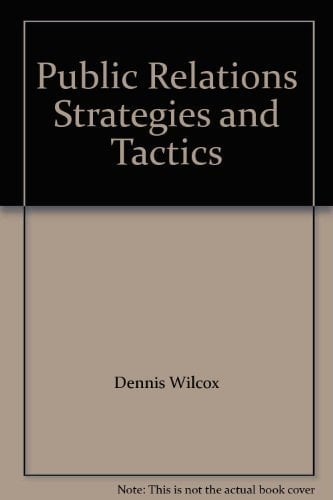 Public Relations Strategies and Tactics