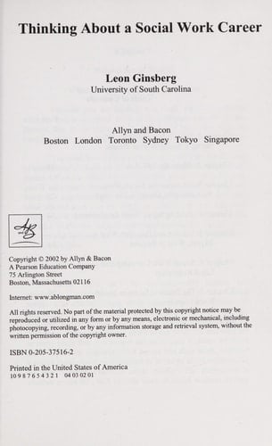 Thinking about a social work career