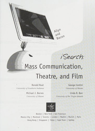 iSearch for Mass Communication, Theatre, and Film (with ContentSelect)