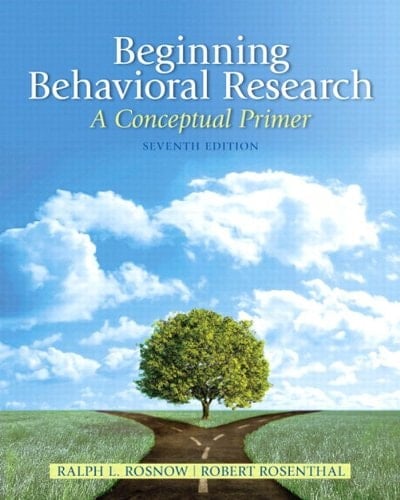 Beginning Behavioral Research: A Conceptual Primer (2-downloads) (Mysearchlab)