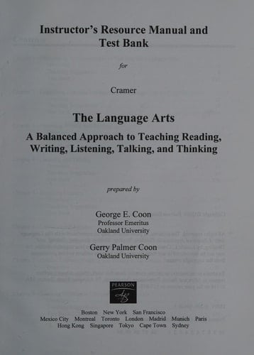 Instructor's Manual and Test Bank