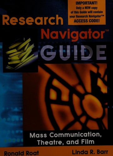 Research Navigator Guide: Mass Communication, Theatre, and Film