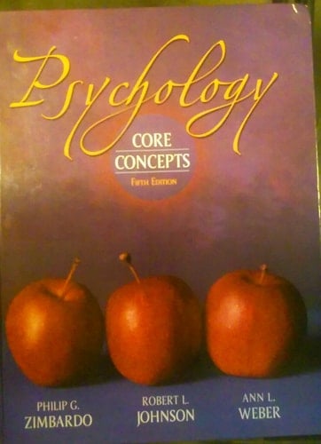 Psychology: Core Concepts (hardcover) (5th Edition)