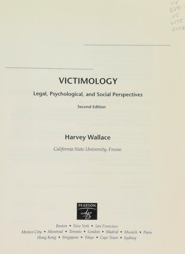 Victimology (2nd Edition)