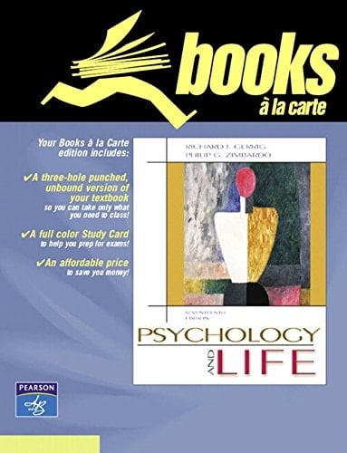 Psychology and Life: Books a la Carte Edition