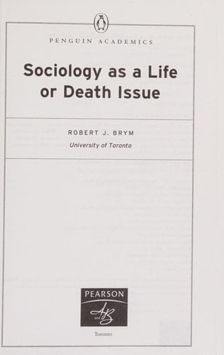 Sociology as a Life or Death Issue