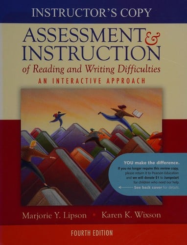 Assessment and instruction of reading and writing difficulties: an interactive approach