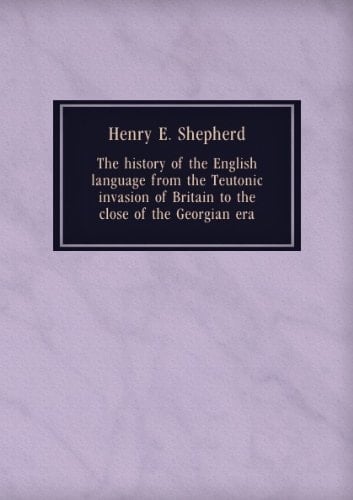 History of the English Language
