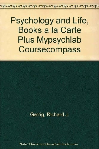 Psychology and Life, Books a la Carte Plus Mypsychlab Coursecompass