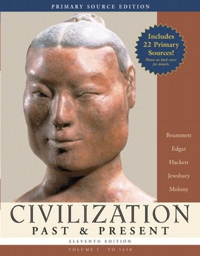 Civilization Past & Present, Volume I (to 1650), Primary Source Edition (with Study Card) (11th Edition)
