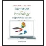 Invitation to Psych -Mypsychlab Edition(4th, 08) by Wade, Carole - Tavris, Carol [Paperback (2008)]