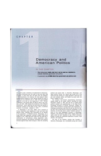 The Struggle for Democracy