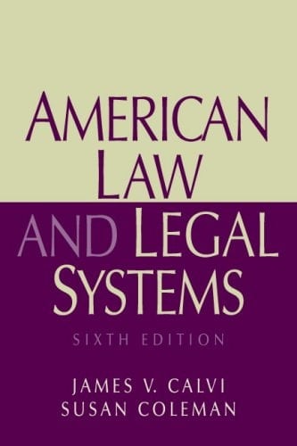 American Law and Legal Systems + Mysearchlab