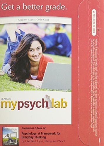 Psychology Mypsychlab Access Code: A Framework for Everyday Thinking