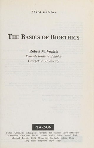 The Basics of Bioethics