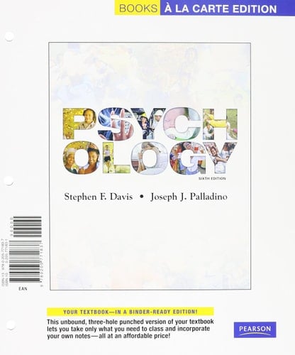 Psychology: Books a La Carte