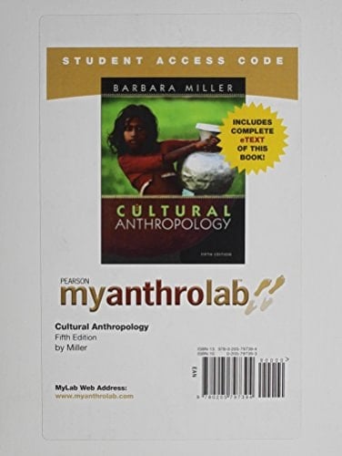 MyAnthroLab with Pearson eText Student Access Code Card for Cultural Anthropology (standalone) (5th Edition)