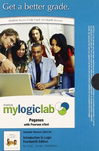 MyLogicLab with Pearson eText -- Standalone Access Card -- for Introduction to Logic (14th Edition) (mylogiclab (Access Codes))