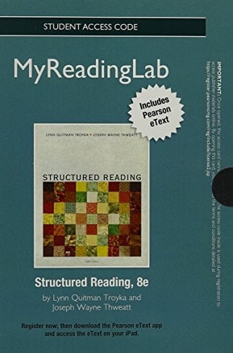 NEW MyLab Reading with Pearson eText -- Standalone Access Card -- for Structured Reading (8th Edition)