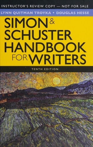 Simon & Schuster Handbook for Writers (10th Edition)