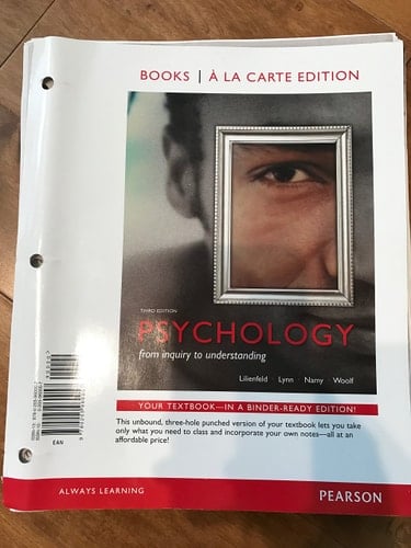 Psychology: From Inquiry to Understanding (paperback) (3rd Edition)