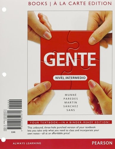 MyLab Spanish with Pearson eText -- Access Card -- for Gente: Nivel intermedio (one semester access)