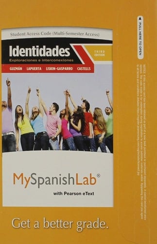 Identidades MySpanishLab Access Code: Exploraciones e interconexiones: with Pearson eText