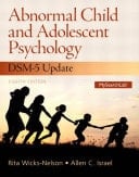 Abnormal Child And Adolescent Psychology With Dsm-v Updates
