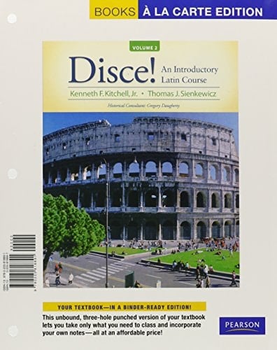 Disce! An Introductory Latin Course, Volume II, Books a la Carte Plus MyLab Latin (multi semester access) with eText -- Access Card Package