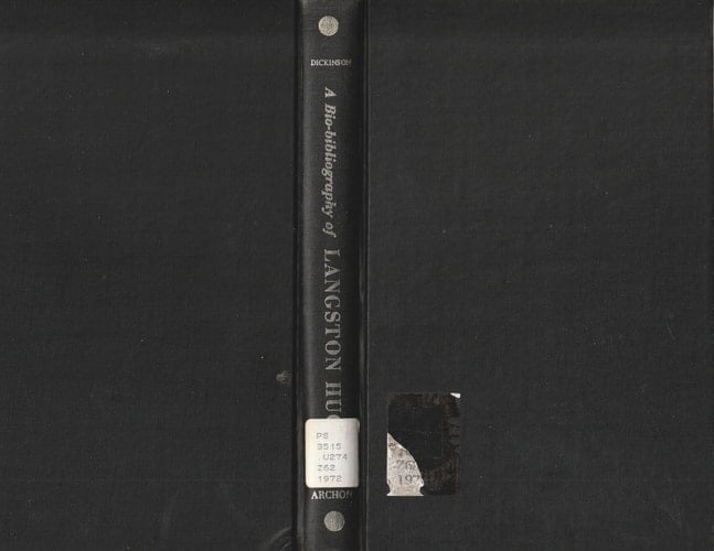 A Bio-Bibliography of Langston Hughes, 1902-1967,