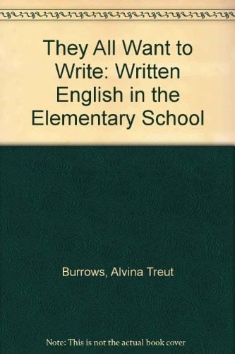 They all want to write: Written English in the elementary school