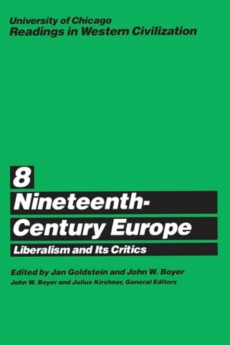 Nineteenth-century Europe Liberalism and Its Critics