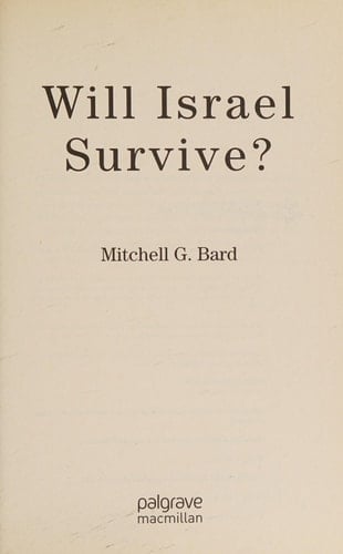 Will Israel Survive?
