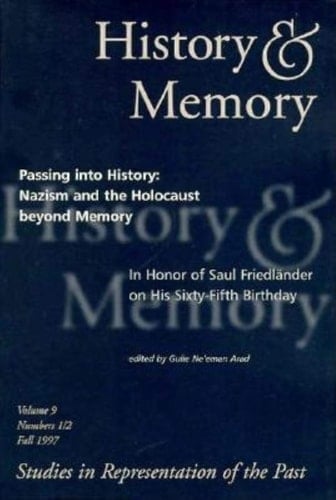 History and Memories Passing Into History